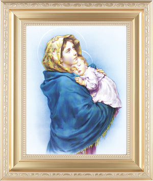 Madonna and Child 8x10 Framed Print Under Glass