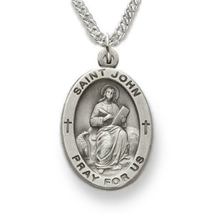 St. John Sterling Silver Medal