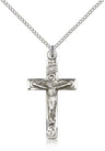 Women's Scroll Design Crucifix Necklace