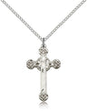 Women's Elaborate Tip Cross Pendant
