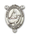 St. Catherine of Sweden Rosary Centerpiece Sterling Silver or Pewter