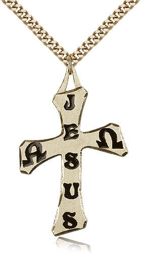 Large JESUS Cross Pendant