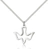 High Polish Cut Out Holy Spirit Medal