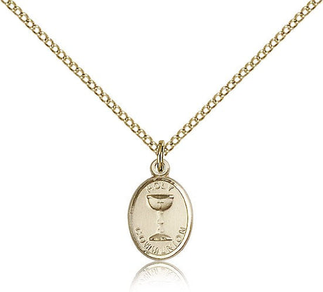 Oval Chalice First Communion Pendant