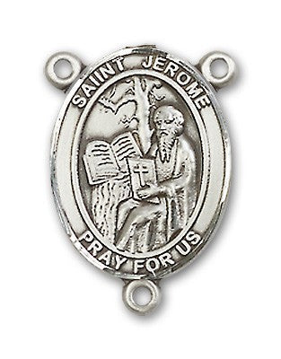 St. Jerome Rosary Centerpiece Sterling Silver or Pewter