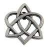 Celtic Trinity Heart Lapel Pin - 1'
