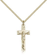 Square Edge Crucifix Pendant for Women