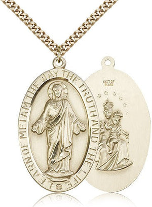 Large Learn of Me I Am The Way Jesus Necklace