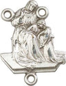St. Ann Sterling Silver Rosary Centerpiece