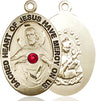 Classic Oval Scapular Pendant with Birthstone Options