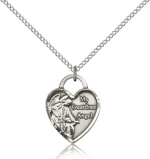 Guardian Angel and Heart Medal
