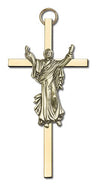 Risen Christ Wall Crucifix  4"