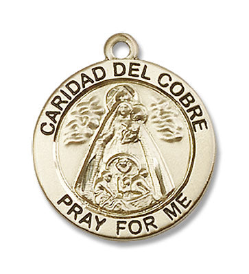 Round Caridad Del Cobre Pendant