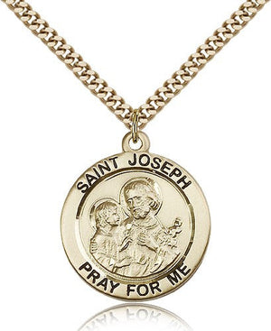 Pray for Me St. Joseph Necklace for Women