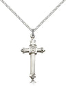 Radial Center Cross Necklace