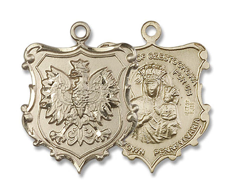 Our Lady of Czestochowa Poland Medal