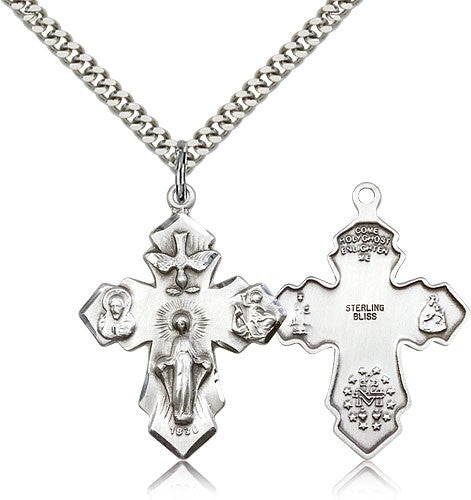 Four Way Medal Necklace