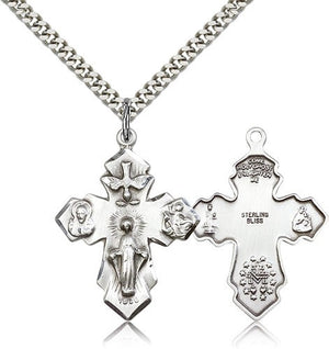 Four Way Medal Necklace