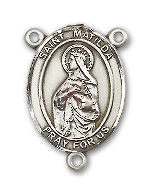 St. Matilda Rosary Centerpiece Sterling Silver or Pewter