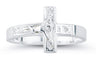 Crucifix Ring Sterling Silver for Men