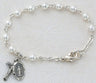 Baby Rosary Bracelet with Pearls