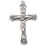 Floral Tip Sterling Silver Rosary Crucifix