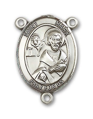 St. Mark the Evangelist Rosary Centerpiece Sterling Silver or Pewter