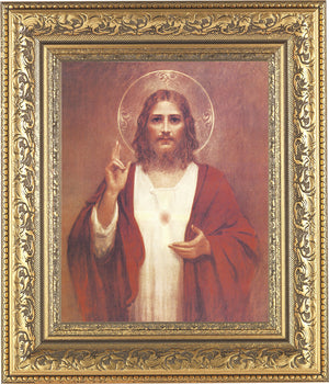 Sacred Heart of Jesus 8x10 Framed Print Under Glass