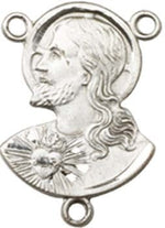 Scapular Sterling Silver Rosary Centerpiece
