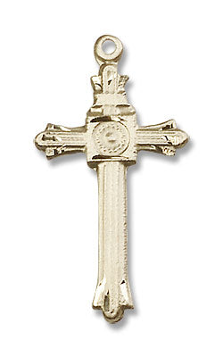 Radial Center Cross Necklace