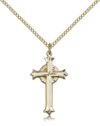Wreath Cross Necklace for Women