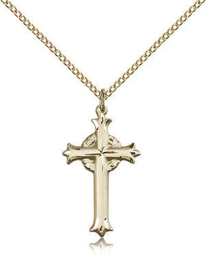 Wreath Cross Necklace for Women