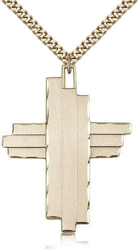 Contemporary Triple Crossbar Necklace for Men