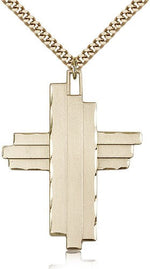 Contemporary Triple Crossbar Necklace for Men