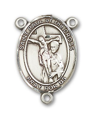 St. Paul of the Cross Rosary Centerpiece Sterling Silver or Pewter