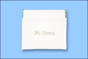 Small White My Rosary, Rosary Case