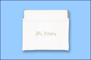 Small White My Rosary, Rosary Case