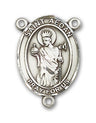 St. Aedan of Ferns Rosary Centerpiece Sterling Silver or Pewter