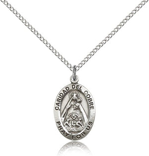 Oval Caridad Del Cobre Pendant