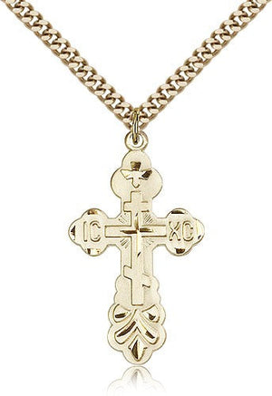 St. Xenia Orthodox Cross Pendant for Men