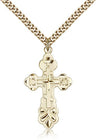 St. Xenia Orthodox Cross Pendant for Men