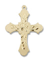Fancy Hand Etching Cross Pendant