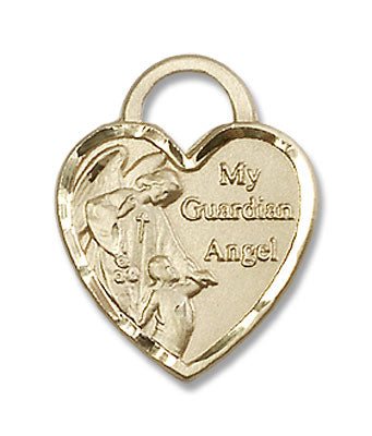 Guardian Angel and Heart Medal