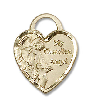 Guardian Angel and Heart Medal