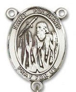 St. Polycarp Rosary Centerpiece Sterling Silver or Pewter
