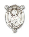 St. Dominic Savio Rosary Centerpiece Sterling Silver or Pewter