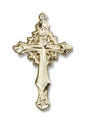 Women's Crown of Thorns Cross Pendant