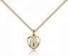 Baby Heart and Cross Pendant