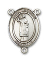 St. Stephen the Martyr Rosary Centerpiece Sterling Silver or Pewter