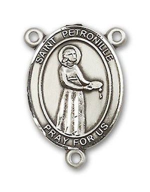 St. Petronille Rosary Centerpiece Sterling Silver or Pewter